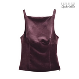 Blusa Regata Frente Única Gabrielle