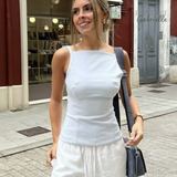 Blusa Regata Frente Única Gabrielle