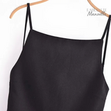 Blusa de Alça Fina Frente Única Manoelle